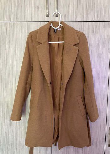 H&M H&M Camel Midi Boy Kuşaklı Kaban