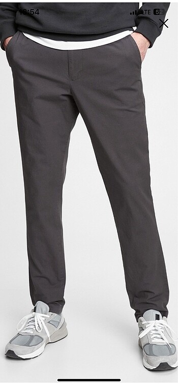 Gap flex gri pantolon