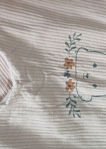 Organik kumaştan, Bebek Çıtçıtlı Body ve altı takim - Görsel 3