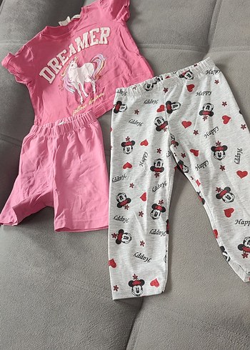 Toplam fiyat, Bebek Kız Baskılı Pijama Takımı - Görsel 3