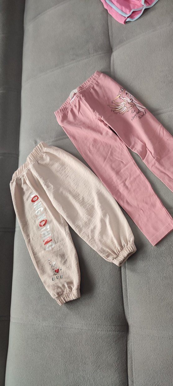 Toplam fiyat,  Nakışlı Pamuklu Kız Çocuk Rahat Tayt - Görsel 2