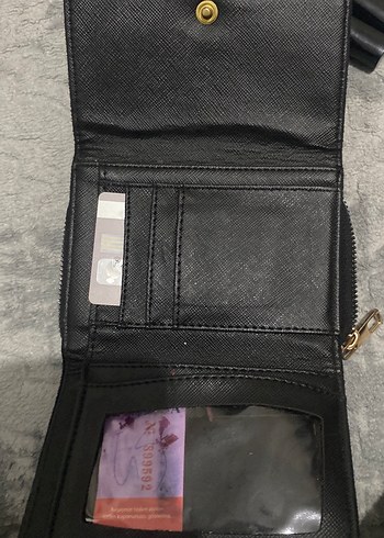 Beden siyah Renk Siyah Süet Kadın Clutch Cüzdan