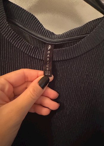 m Beden siyah Renk Koyu yeşil Kısa Kollu Kadın Tişört