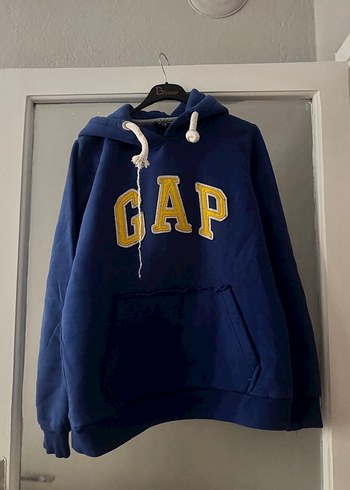Mavi Gap Kapüşonlu Sweatshirt
