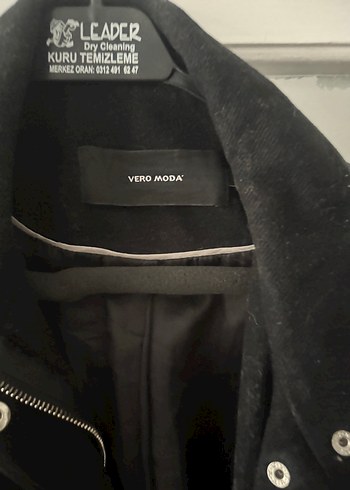 Vero Moda Vero Moda Siyah Kaşe Mont