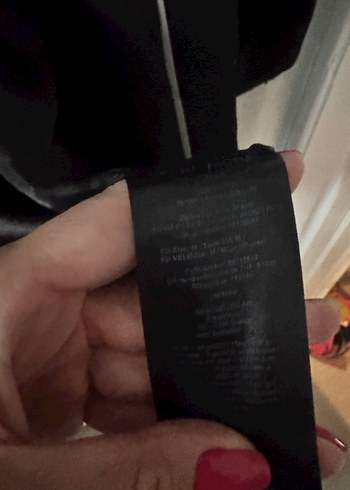 m Beden siyah Renk Vero Moda Siyah Kaşe Mont