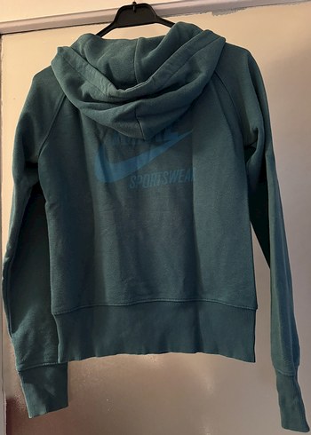 Nike Mavi Nike Fermuarlı Yüksek Yakalı Sweatshirt