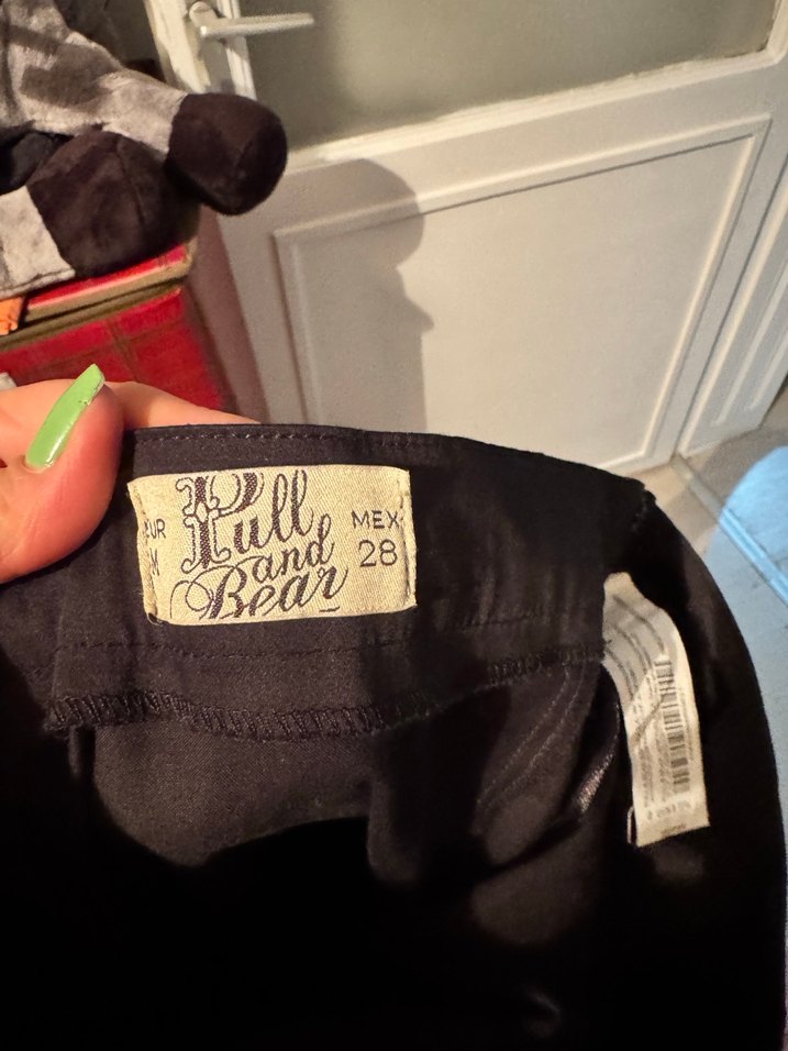 Kadın Siyah Mini Askılı Tulum - Görsel 4