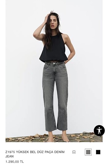 Zara straight pantolon