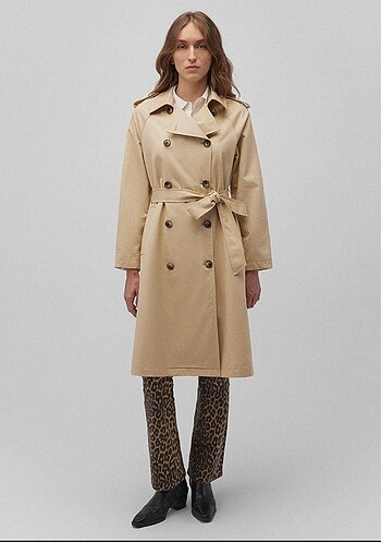 Trenchcoat trençkot hardal bej