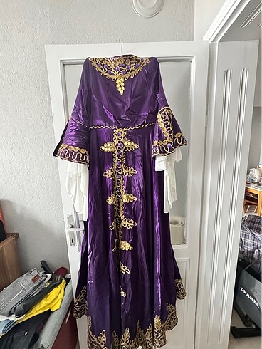 m Beden mor Renk Kaftan Bindallı