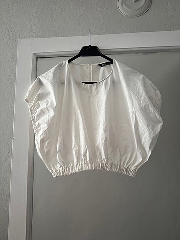 Zara gömlek bluz crop