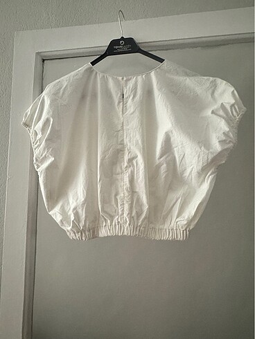 s Beden beyaz Renk Zara gömlek bluz crop