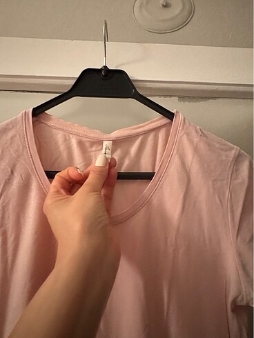 H&M Pembe Tshirt