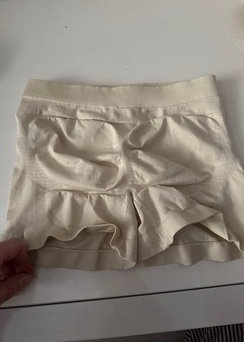 Bej Mini korseli şort - Görsel 3