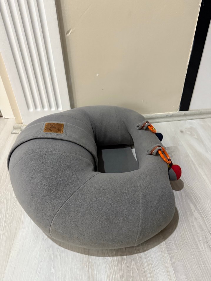 Gri Desensiz bebe yatmaz bebek oturma destek minderi - Görsel 3