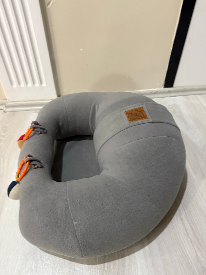 Gri Desensiz bebe yatmaz bebek oturma destek minderi - Görsel 5