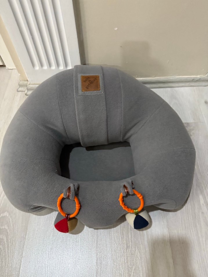 Gri Desensiz bebe yatmaz bebek oturma destek minderi - Görsel 2