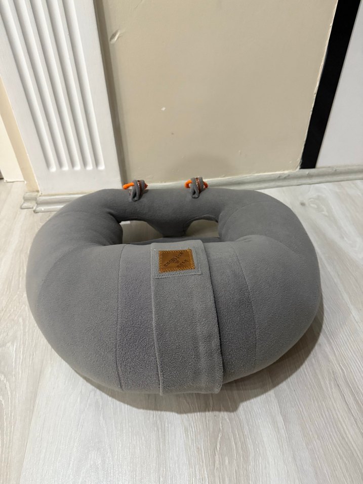 Gri Desensiz bebe yatmaz bebek oturma destek minderi - Görsel 4