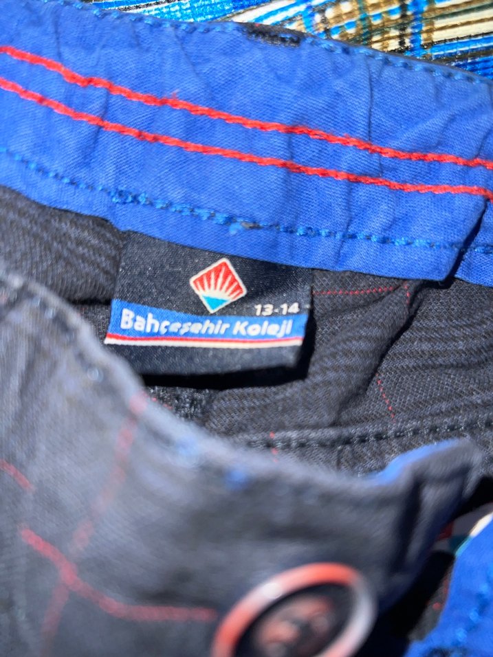 Erkek Siyah Denim Kemerli Şort - Görsel 4