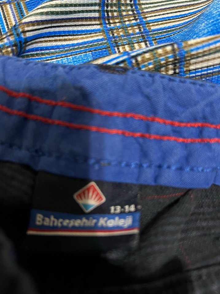 Erkek Siyah Denim Kemerli Şort - Görsel 3