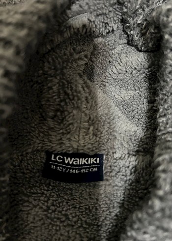 Kapüşonlu Gri Örgü Erkek Kazak - Görsel 2