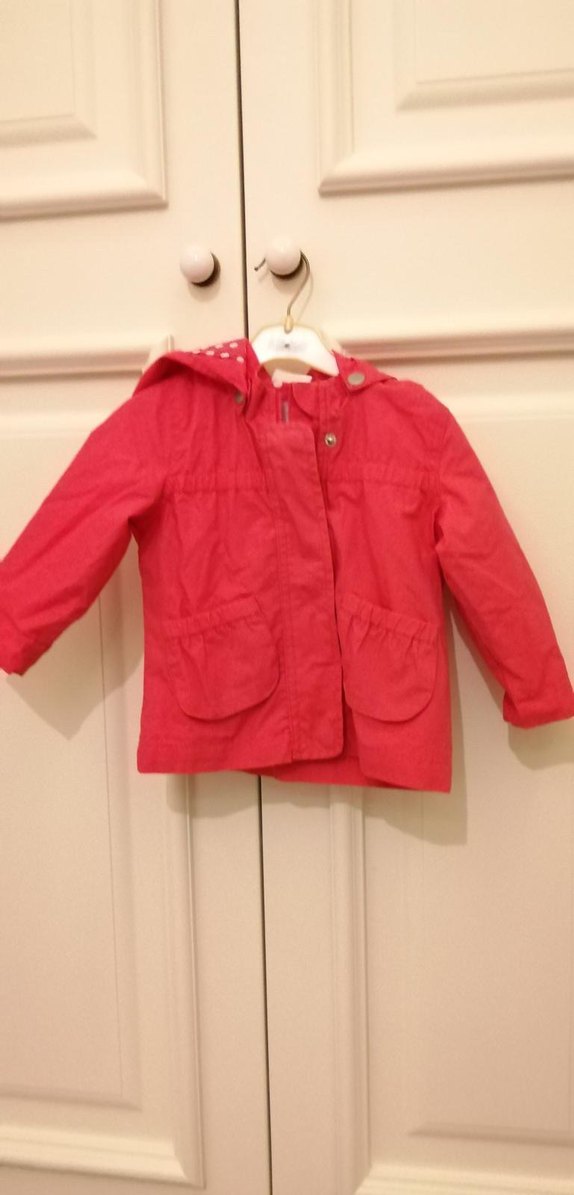 Pembe Kız Ceketi 74-80 A4 Beden - Görsel 2