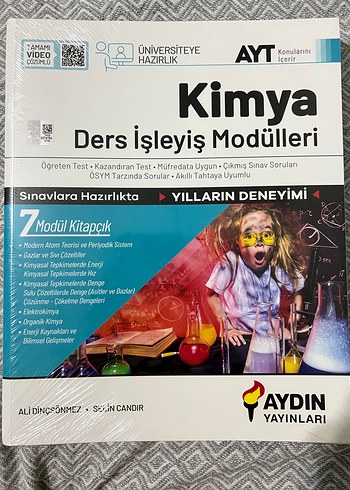 AYDIN Kimya AYT Ders İşleyiş Modülleri Kitapçığı