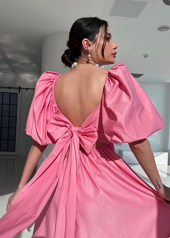 Diğer Esra Helvacı Özel Seri Pembe Elbise