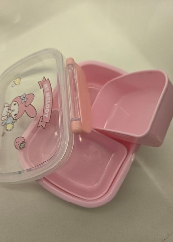 My Melody Temalı Pembe Yemek Kabı - Görsel 4