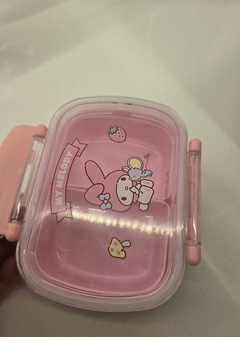 My Melody Temalı Pembe Yemek Kabı - Görsel 2