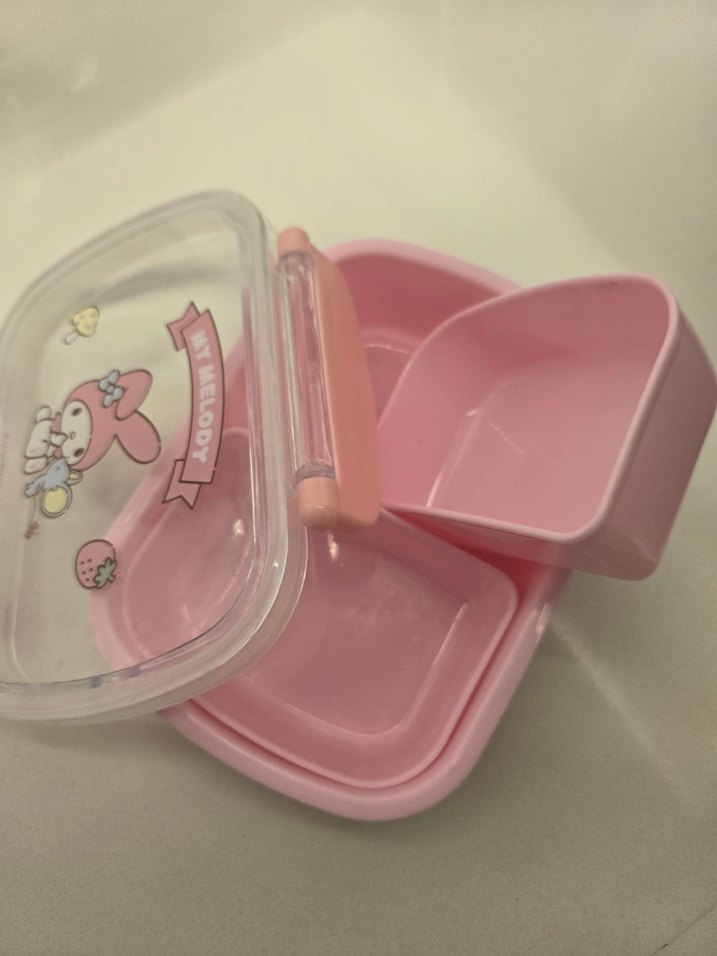 My Melody Temalı Pembe Yemek Kabı - Görsel 4