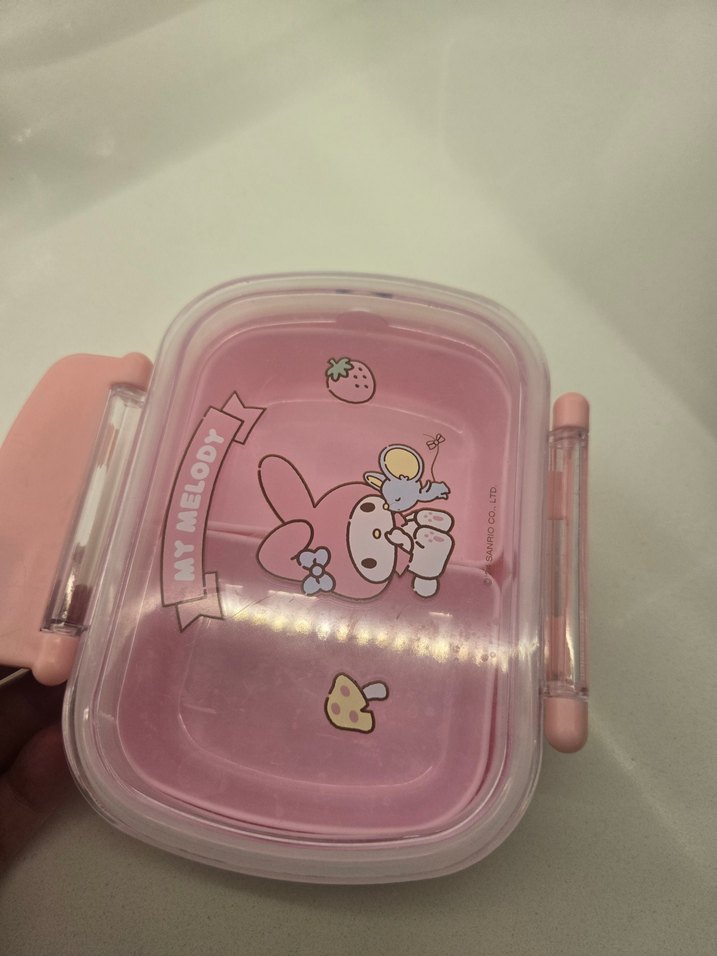 My Melody Temalı Pembe Yemek Kabı - Görsel 2
