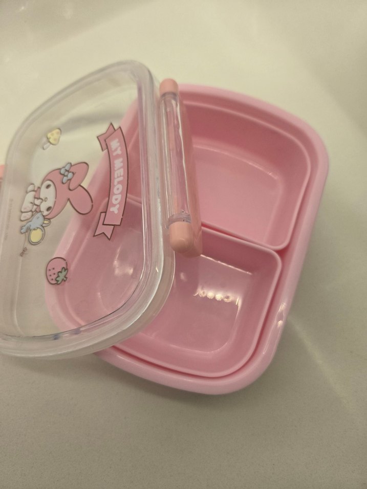 My Melody Temalı Pembe Yemek Kabı - Görsel 3