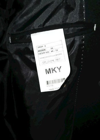 Siyah Erkek Düğmeli Midi Kaban - Görsel 6