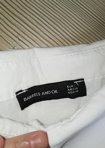 Nakışlı Kalp Detaylı Beyaz Kadın Gömlek - Görsel 3