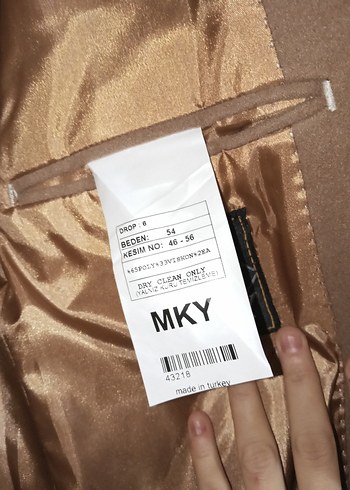 Bej  Erkek Klasik Midi Kaban - Görsel 7