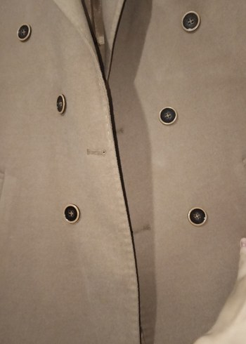 Bej  Erkek Klasik Midi Kaban - Görsel 5