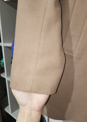 Bej  Erkek Klasik Midi Kaban - Görsel 3