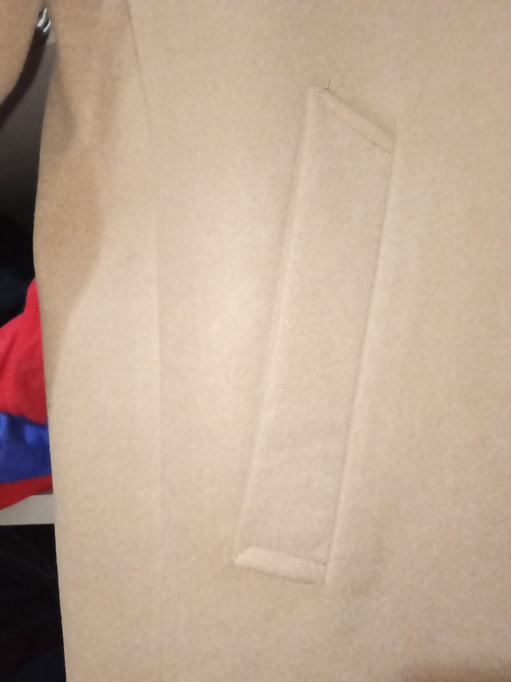 Bej  Erkek Klasik Midi Kaban - Görsel 4