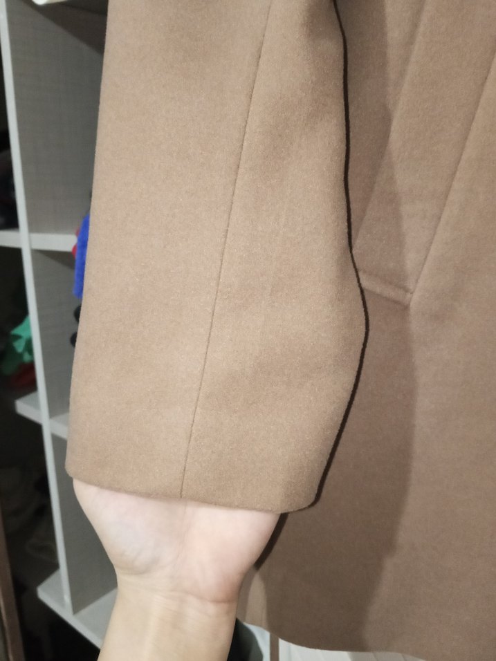 Bej  Erkek Klasik Midi Kaban - Görsel 3