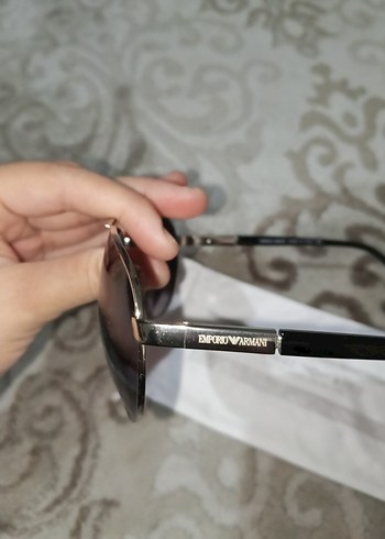 Bej Tokalı Minimalist erkek Güneş Gözlüğü - Görsel 3