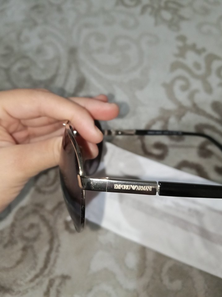 Bej Tokalı Minimalist erkek Güneş Gözlüğü - Görsel 3