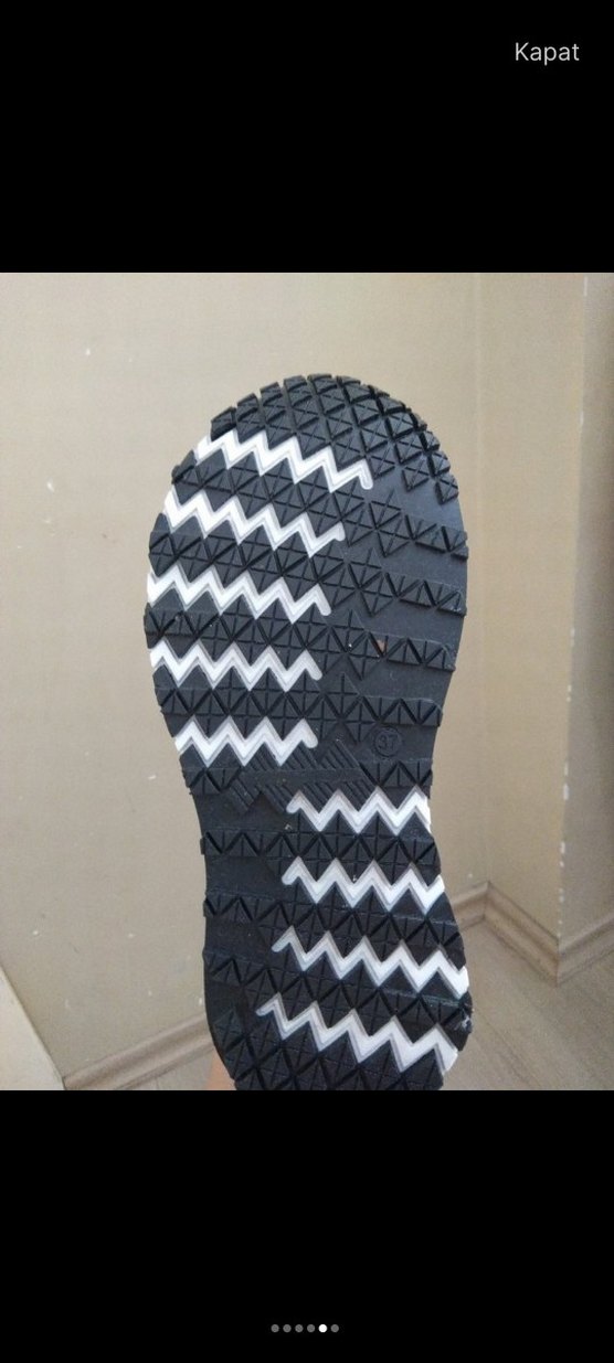 Kırmızı Platform Topuklu Kadın Spor Ayakkabı - Görsel 3