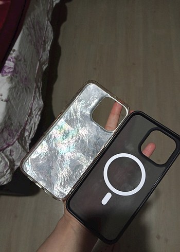 15 pro Max Parlak Bohem Gri Telefon Kılıfı - Görsel 3