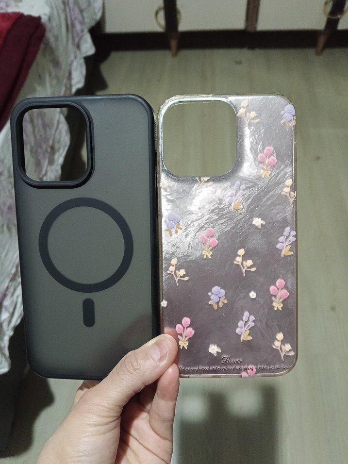 15 pro Max Parlak Bohem Gri Telefon Kılıfı - Görsel 2