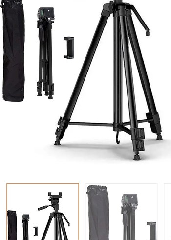 Gri Katlanabilir Kamera Tripodu