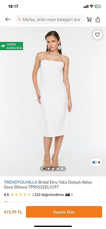 Trendyol & Milla beyaz elbise