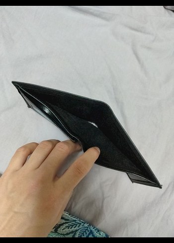 Siyah Erkek Suni Deri Cüzdan - Görsel 4