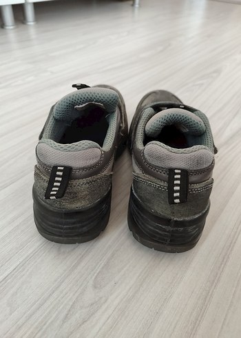 Gri Erkek Outdoor Ayakkabı Velcro Kapatma - Görsel 5